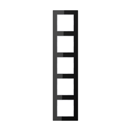 Рамка 5-кратная; стекло,черная