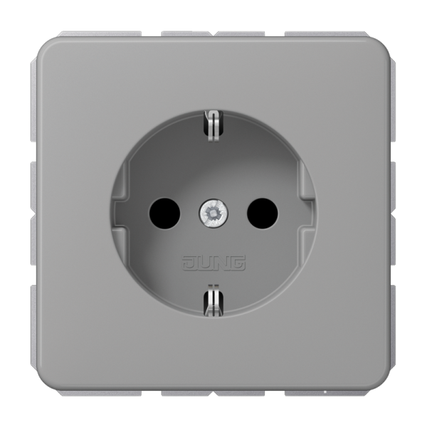 Штепсельная розетка SCHUKO 16A 250V~; серая